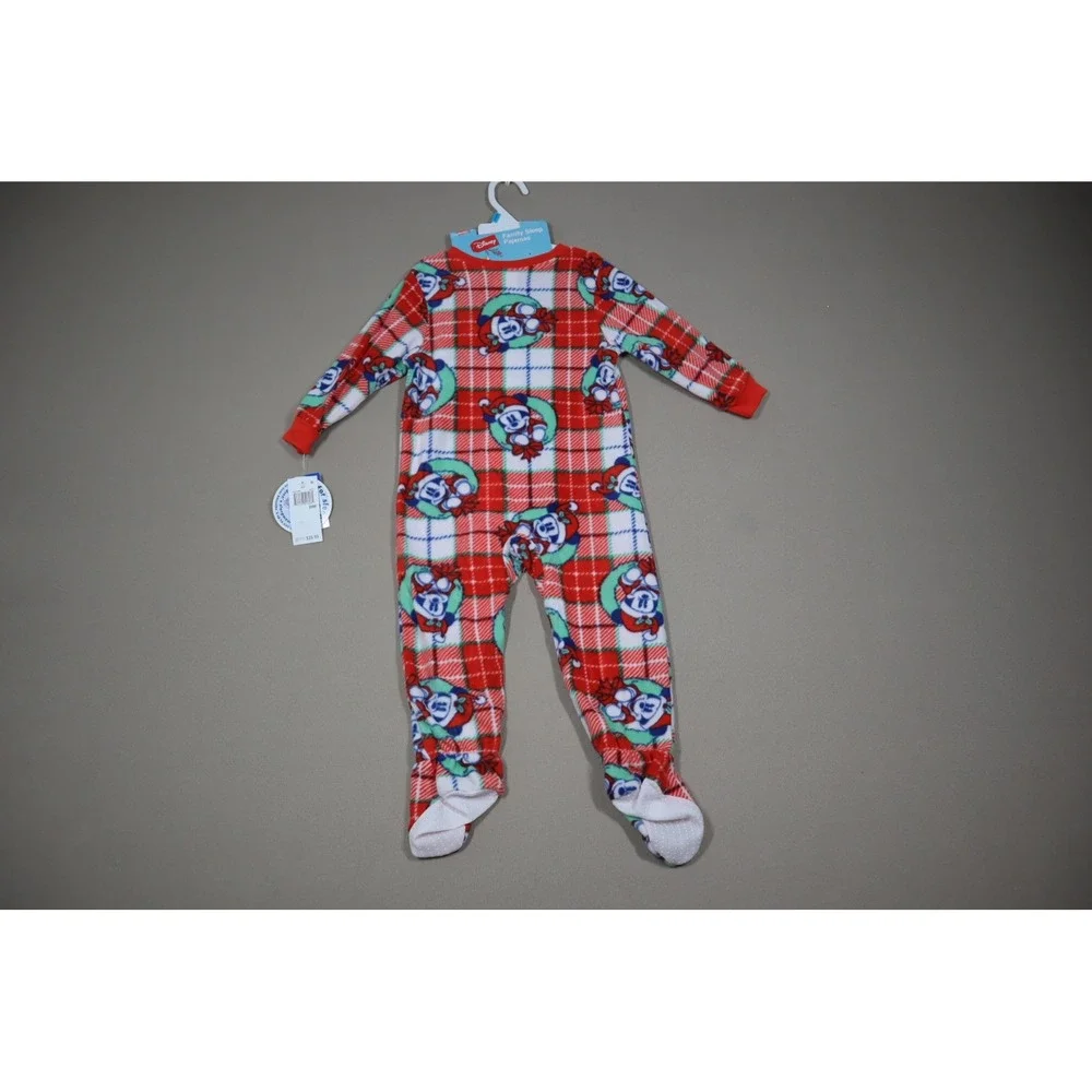 Briefly Stated Infant Mickey‎ Mouse Christmas Onesie - Size 24M